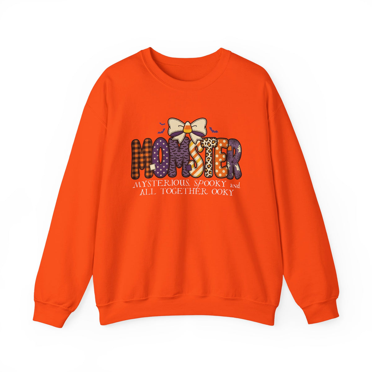 MOMster:  Mysterious, Spooky and All Together Ooky – Halloween Sweatshirt