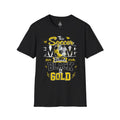 This Soccer Mom Bleeds Black & Gold — Tee