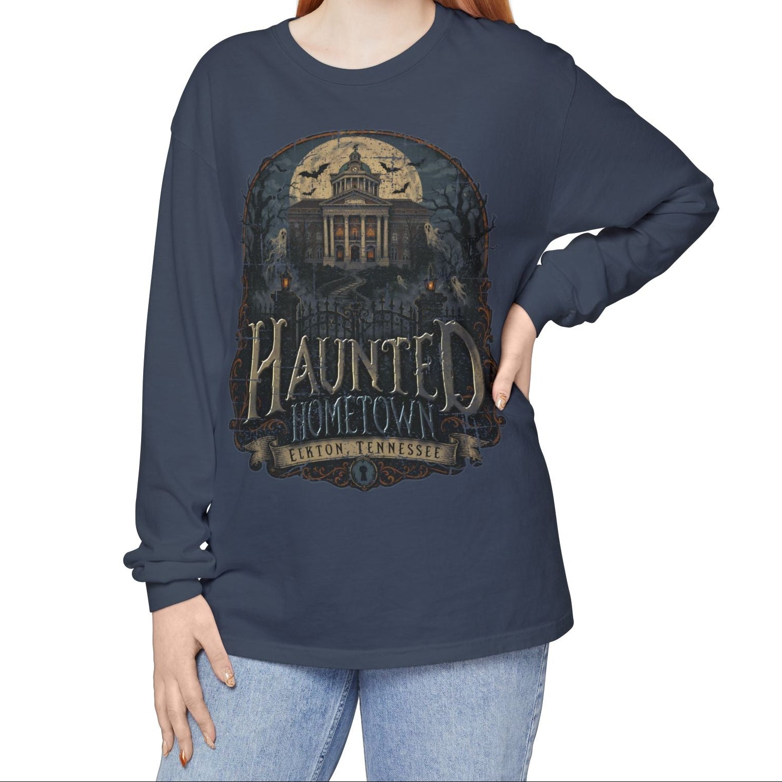 Haunted Hometown - Elkton - Long Sleeve Tee