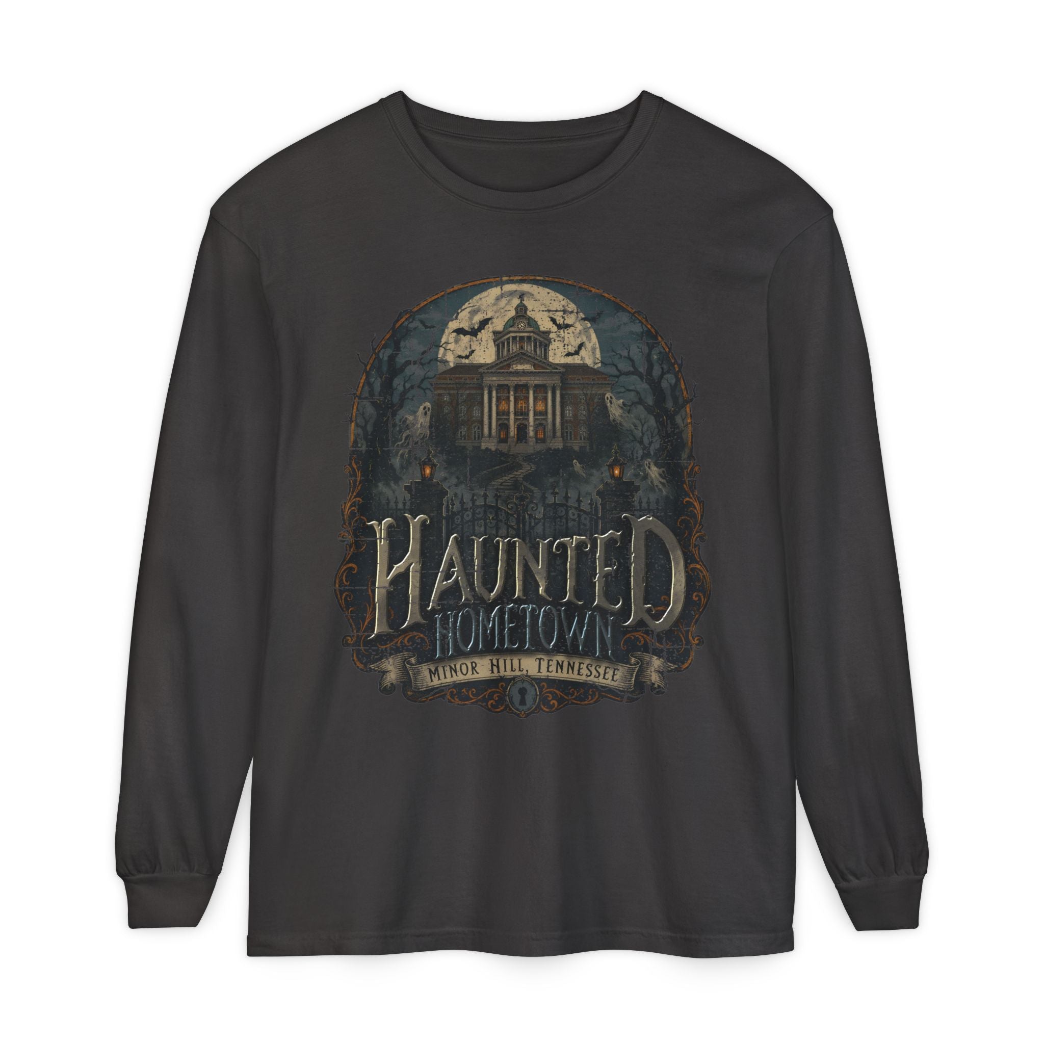 Haunted Hometown - Minor Hill - Long Sleeve Tee