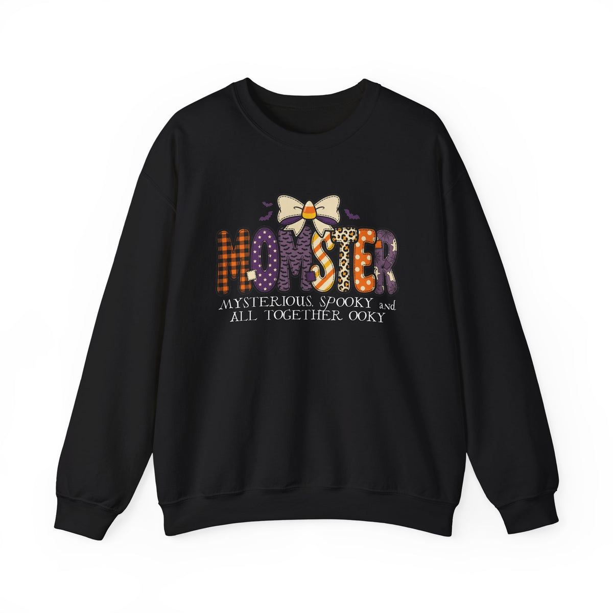MOMster:  Mysterious, Spooky and All Together Ooky – Halloween Sweatshirt