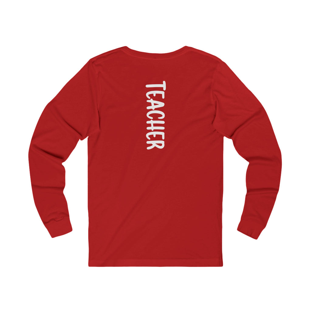 Kindergarten Is My Jam! – Personalized Teacher Long Sleeve Tee